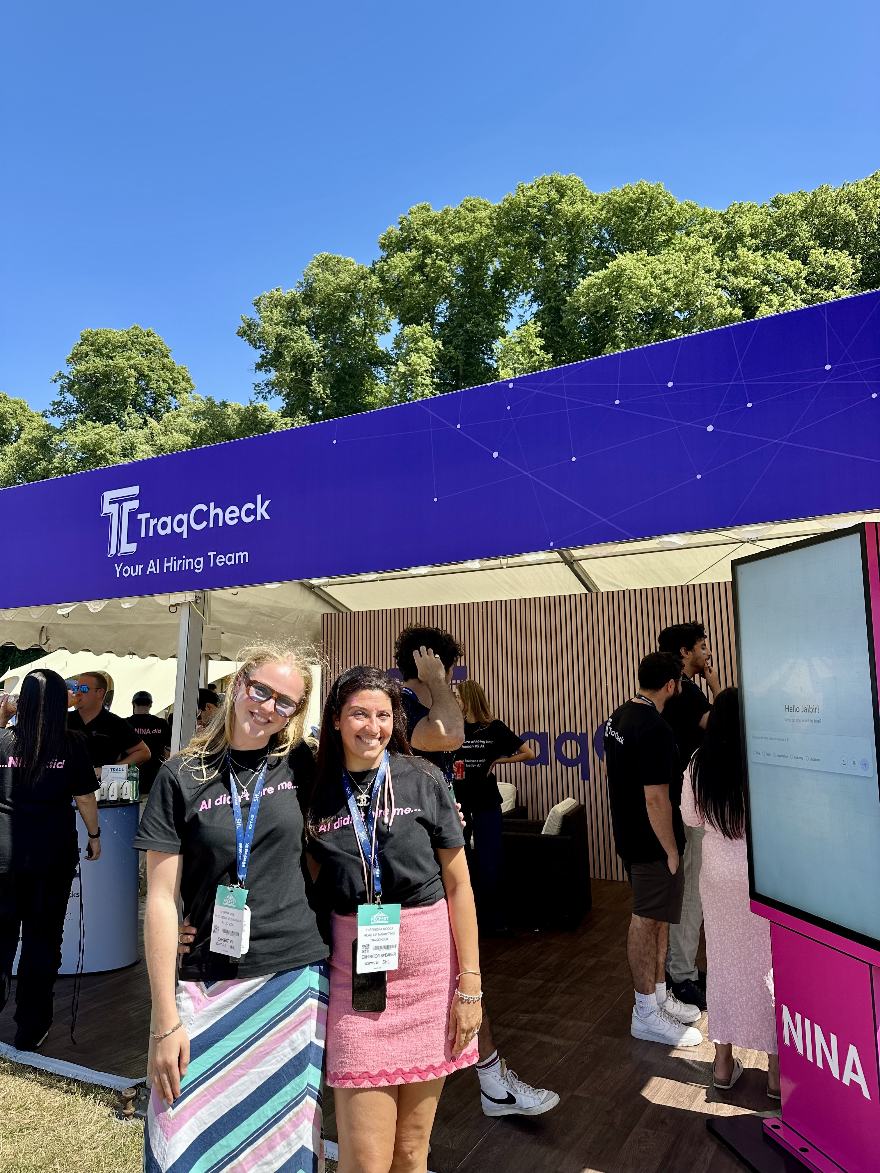 Conversations with recruiters at RecFest 2026